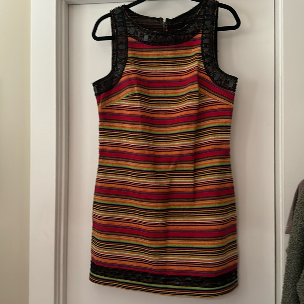 free people new romantics woven cotton serape shift dress